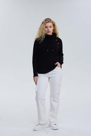 Sweater Mujer Tejido Negro