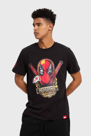 Polera Hombre Deadpool Negro