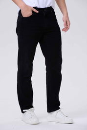 Pantalón Hombre Básico Cotelé Negro