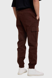 Jeans Hombre Jogger Cargo Azul