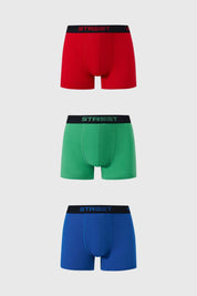 Boxer Niño Tripack Azul