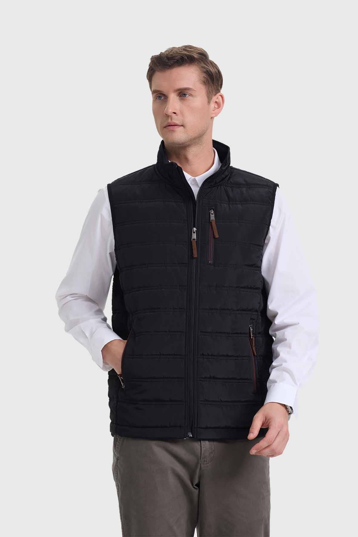 Parka Hombre Con Bolsillo Negro