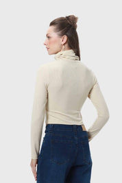 Polera Mujer Rib Nude