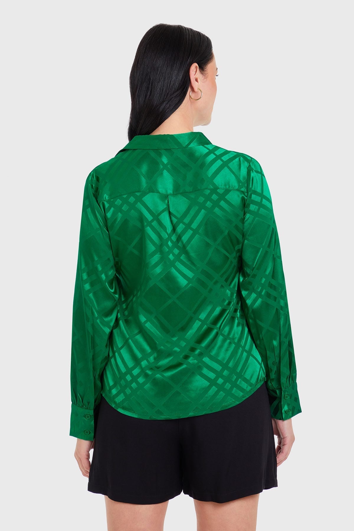 Blusa Mujer Con Textura Verde