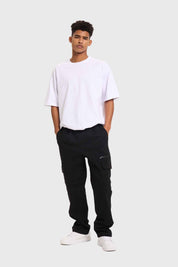 Pantalón Hombre Cargo Pretina Negro