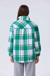 SOBRECAMISA MUJER LEÑADORA VERDE