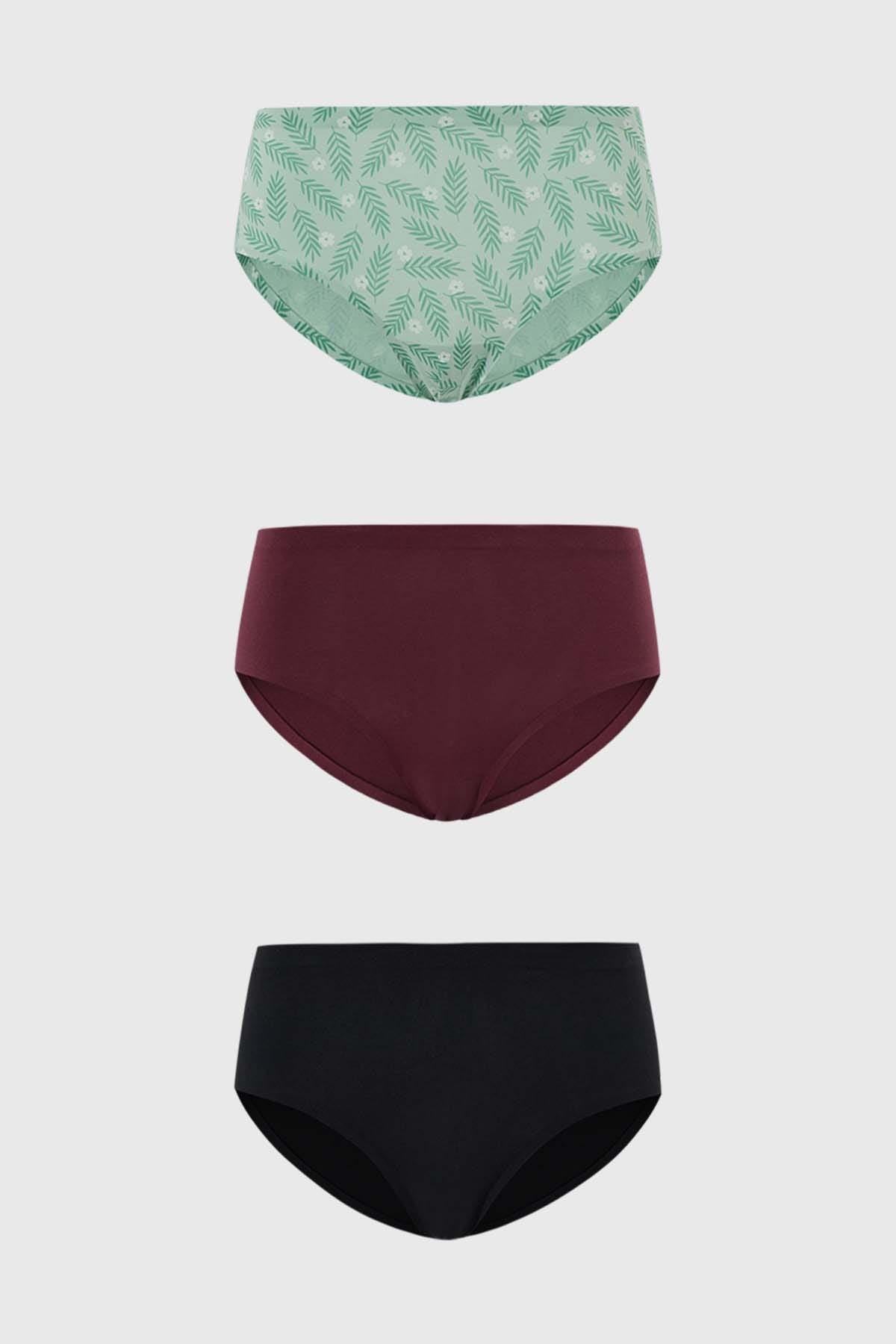 Calzón Mujer Pantaleta Tripack Menta