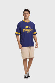 Polera Hombre Urban City Azul