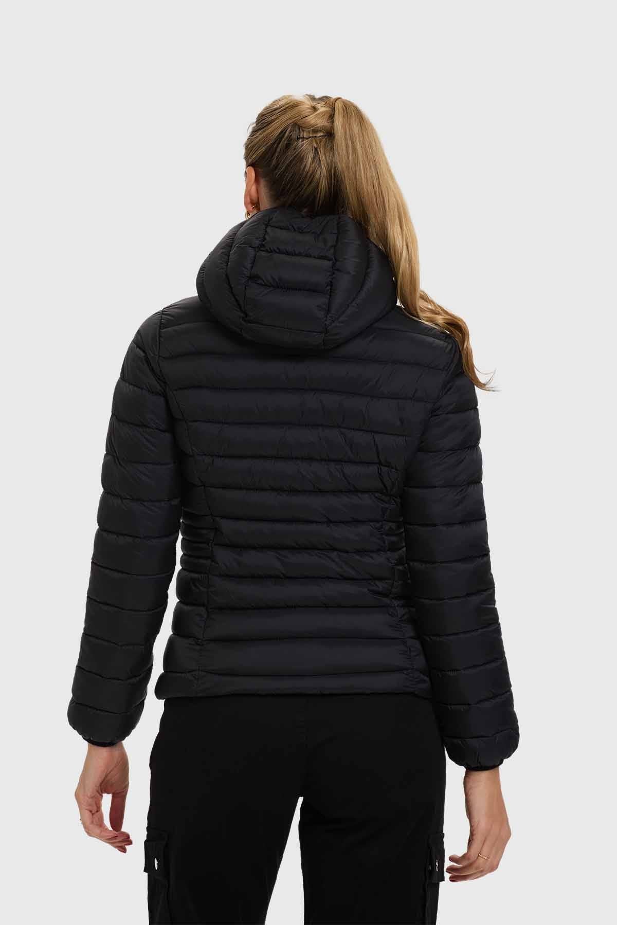 PARKA MUJER CORTA PLUMMY NEGRO