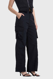 Pantalón Mujer Cargo Negro