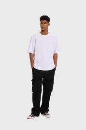Polera Hombre Oversize Blanco