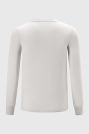 Polera Niño Con Puño Crudo