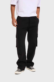 Pantalón Buzo Hombre Cargo Negro