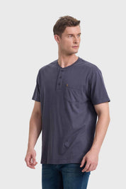 POLERA HOMBRE TRES BOTONES LAVANDA