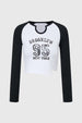 Polera Niña Print Negro