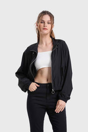 Chaqueta Mujer Cortaviento Negro