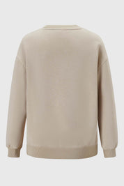Polerón Niña Acid Wash Beige
