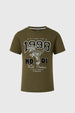 Polera Niño College Dino Verde