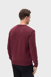 Sweater Hombre Cuello V Básico Azul