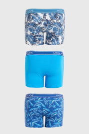 Boxer Hombre Tripack Azul