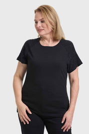 Polera Mujer Calada Negro