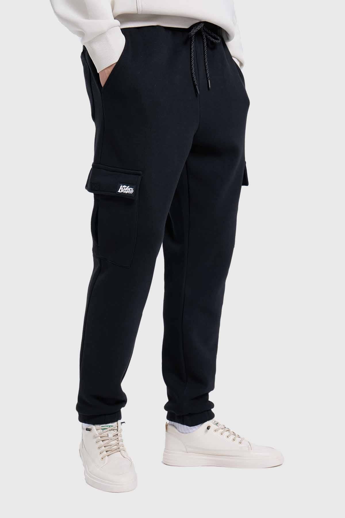 Pantalón Buzo Hombre Deportivo Negro