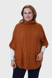 Sweater Mujer Poncho Camel