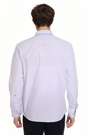 Camisa Hombre Print Blanco