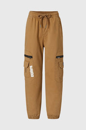 Pantalón Niño Gabardina Bolsillo Caqui