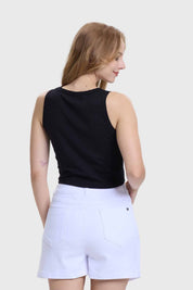 POLERA MUJER SUDADERA NEGRO