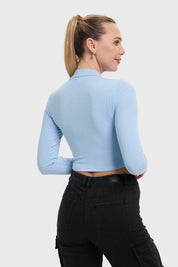 Polera Mujer Beatle Celeste