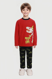 Pijama Niño Print Rojo