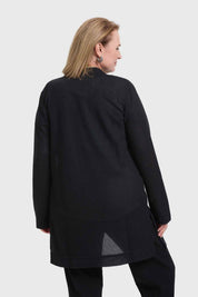 Polera Mujer Encaje Negro
