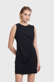 Vestido Mujer Corte Delantero Negro