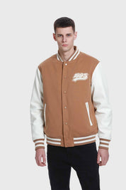 Chaqueta Hombre Varsity Beige