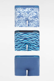 Boxer Tripack Azul