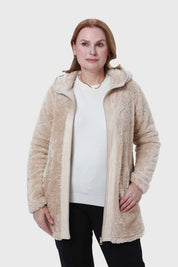 Polar Mujer Peludo Beige