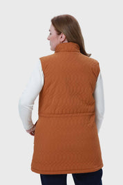 Parka Mujer Larga Camel