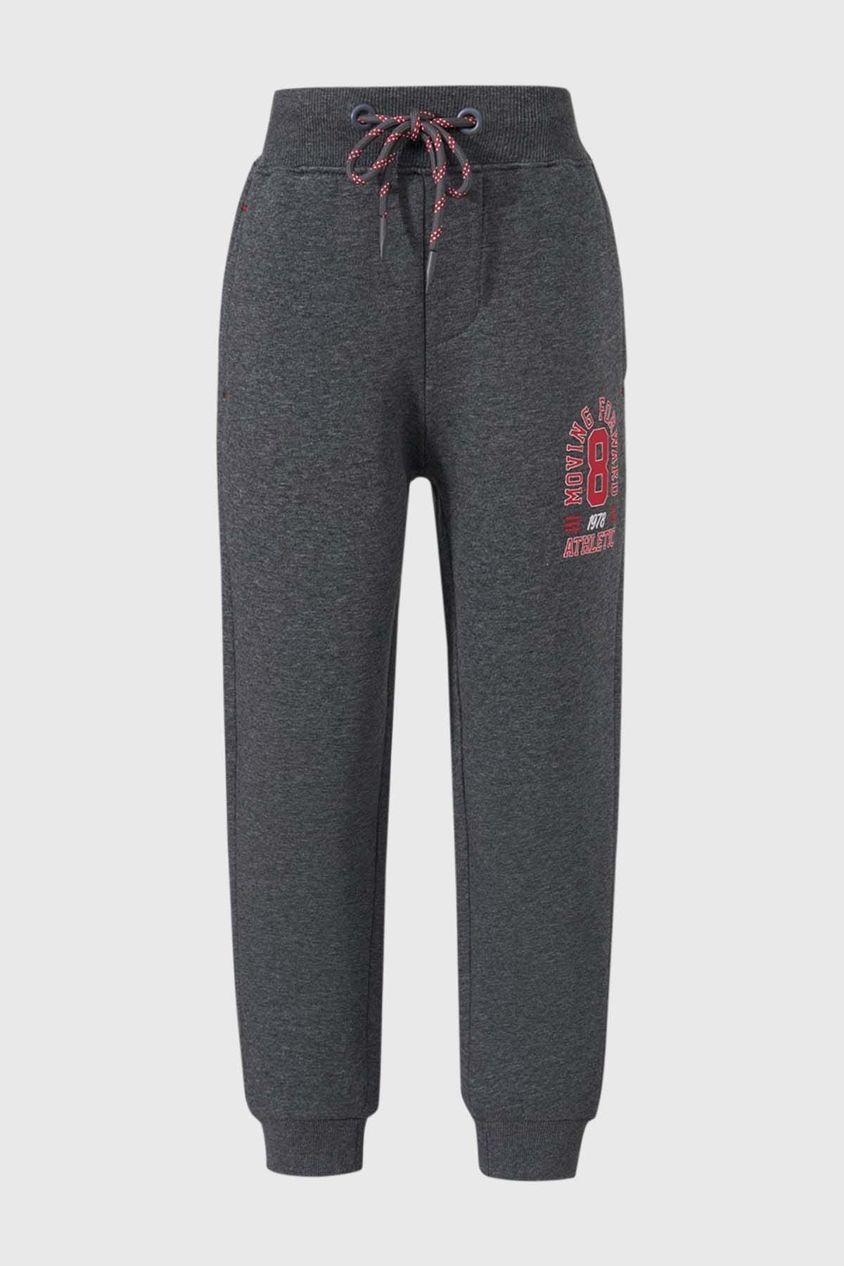 Pantalón Buzo Niño Jogger Print Marengo