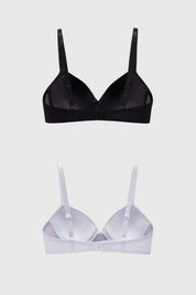 Sostén Mujer Bipack Básico Negro