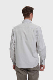 Camisa Hombre Doble Bolsillo Gris