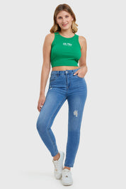 JEANS SUPER SKINNY LIA AZUL FSP CLARO