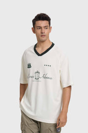 Polera Hombre Futbol Blanco