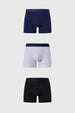 Boxer Hombre Tripack Negro