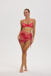 Falda Mujer Ajuste Lateral Coral
