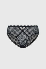 Calzón Mujer Pantaleta Detalle Encaje Blanco