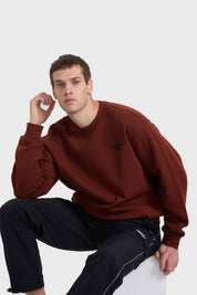 Polerón Hombre Oversize Burdeo