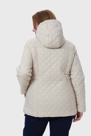 Parka Mujer Con Bolsillo Beige