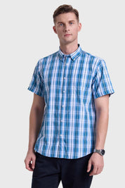 CAMISA HOMBRE RAPPORT VERDE PETROLEO