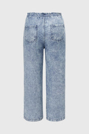 Jeans Niña Wide Leg Azul